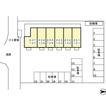 ロイヤルコートの区画図
