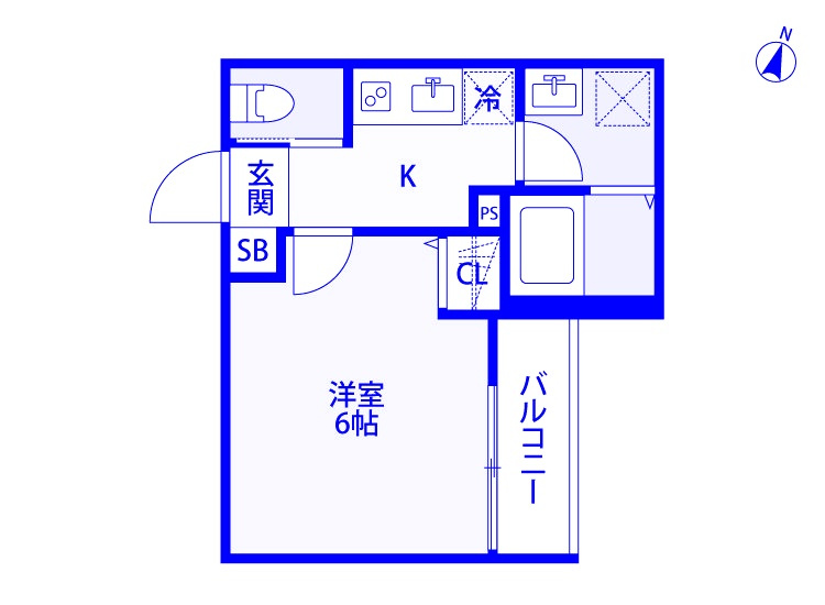 エルシーク南与野の間取り