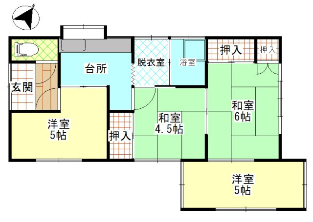 宇土市新町１丁目の一棟アパートの間取り|102