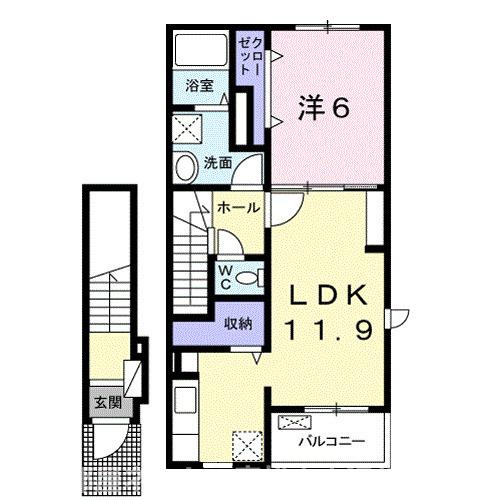 【間取り】 | ノイ・レーベンＢ