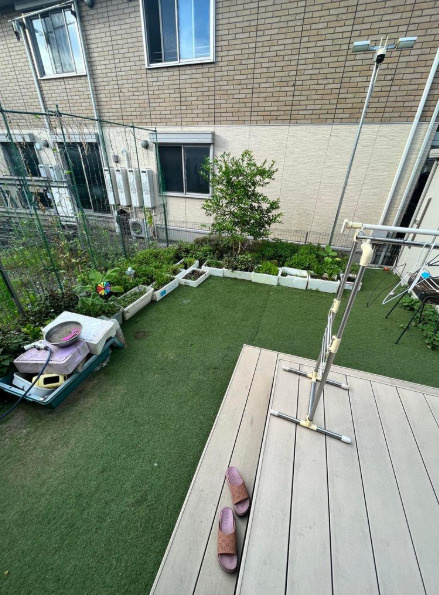 厚木市棚沢　中古戸建の庭