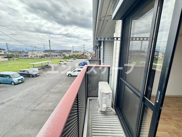 ジュネスコグレAのバルコニー|高崎、前橋のお部屋探しはエンドスケープまで！お客様の理想お聞かせ下さい♪