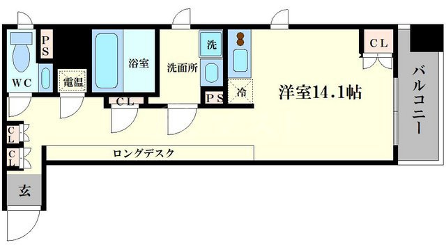 アーバンフラッツ瓦町の間取り