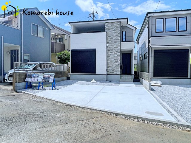 北本市宮内　1期　新築一戸建て　KEIAI GRACE  01の駐車場|26.7.26　撮影済み