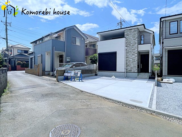 北本市宮内　1期　新築一戸建て　KEIAI GRACE  01の前面道路含む現地写真|26.7.26　撮影済み