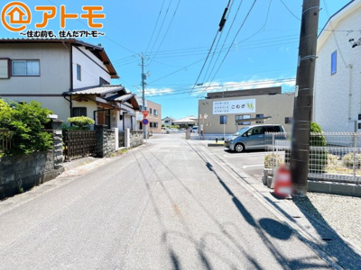 【前面道路含む現地写真】 | 駿河区敷地2丁目　新築戸建　D号地