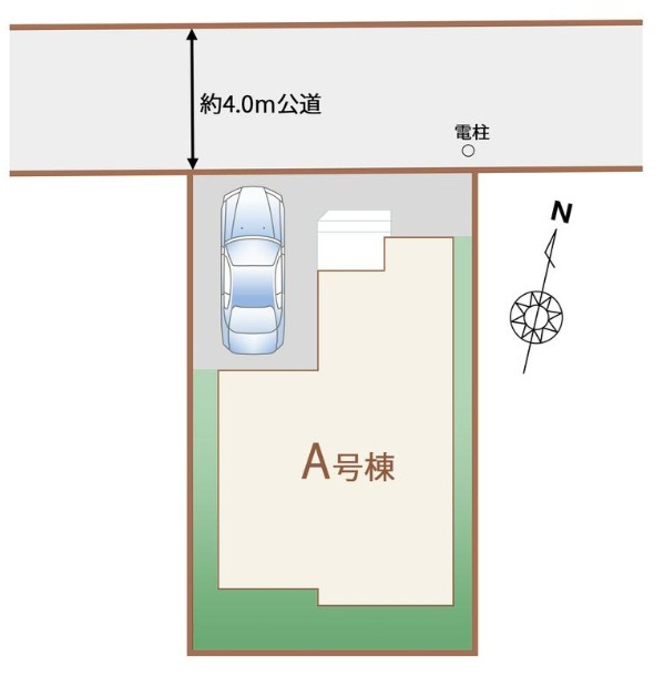 市川市宮久保1丁目78番の区画図