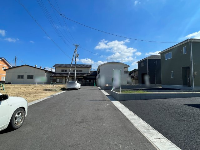 新築戸建・新築建売　須賀川市影沼町第4　第一小・第一中の前面道路含む現地写真|前面道路