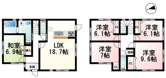【間取り】 | 秋葉台