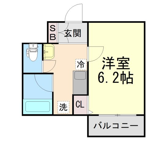 レジデンス六甲Ⅲの間取り