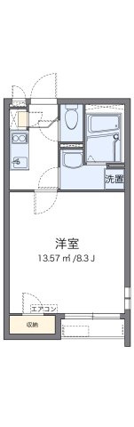 【間取り】 | クレイノウィル大和 | 代表的な間取のため実際の間取とは異なる場合があります
