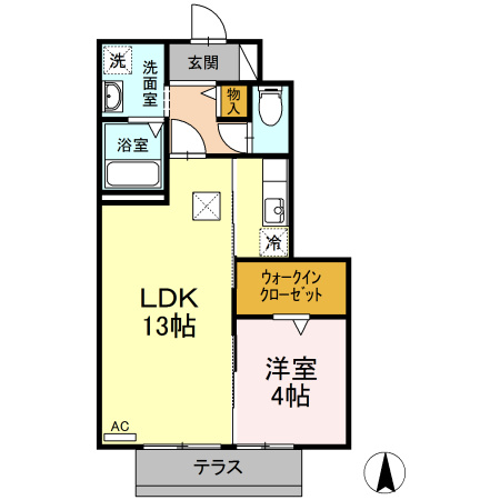 【間取り】 | ネオハイツみゆきⅡ