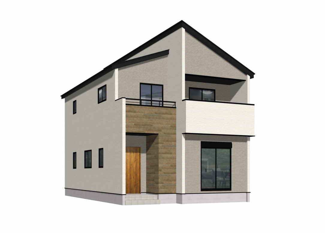 Adoble＋ーアドブル＋ー小倉北区常磐町1期　【小倉北区　新築戸建て】の完成予想図|Adoble＋ーアドブル＋ー小倉北区常磐町1期　【小倉北区　新築戸建て】