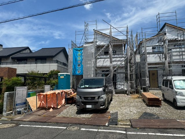 Adoble＋ーアドブル＋ー小倉北区常磐町1期　【小倉北区　新築戸建て】の外観|現地撮影　2026,7,7　Adobleーアドブルー小倉北区常磐町1期　【小倉北区　新築戸建て】