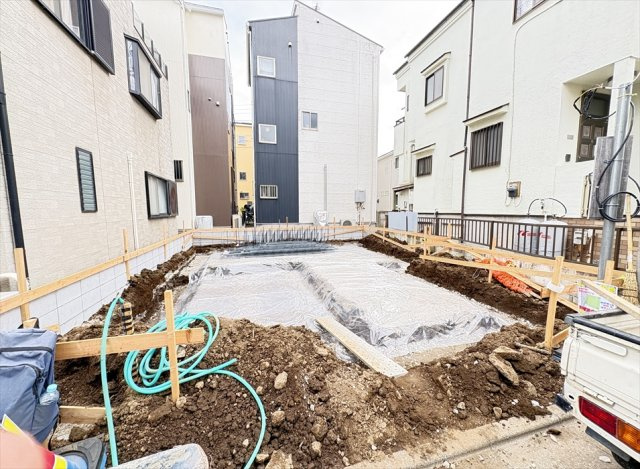 【外観】 | 朝霞市膝折町2丁目　新築一戸建住宅　全1棟　(志木本店) | 販売現地／2026年6月5日撮影　
