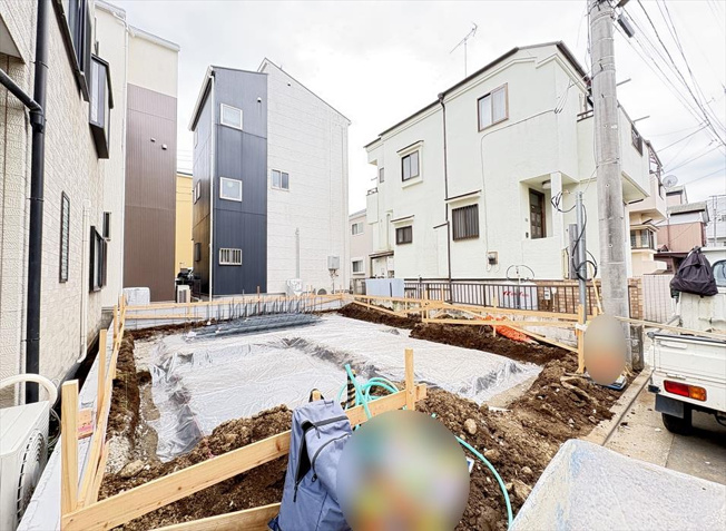 【外観】 | 朝霞市膝折町2丁目　新築一戸建住宅　全1棟　(志木本店) | 販売現地／2026年6月5日撮影　

