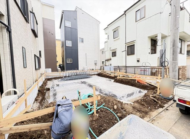 【外観】 | 朝霞市膝折町2丁目　新築一戸建住宅　全1棟　(志木本店) | 販売現地／2026年6月5日撮影　
