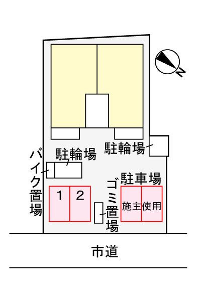 コージー　コートの区画図