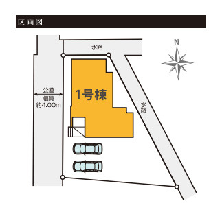 白岡市白岡　13期　新築一戸建て　KEIAI GRACE　01の区画図|1号棟