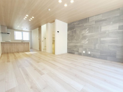【居間・リビング】 | 【現地内覧会】中野区白鷺1丁目　新築戸建　B号棟 6390万円