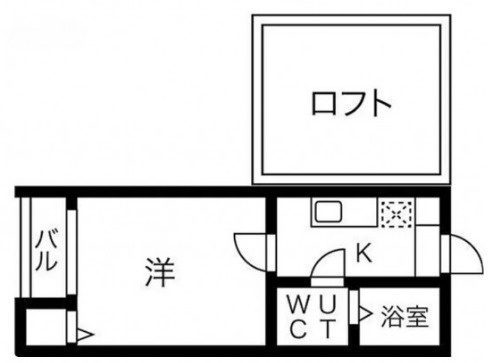 名古屋市中川区尾頭橋３丁目の一棟アパートの間取り