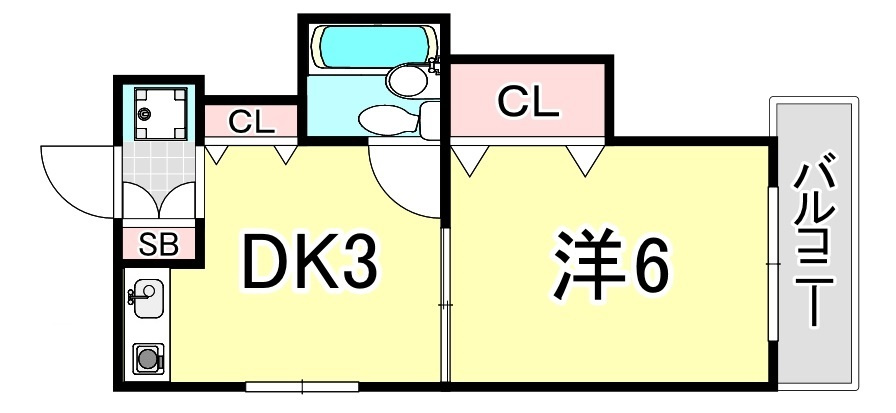 サンベールハイムの間取り