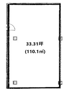 大阪市西区靱本町１丁目の事務所の間取り