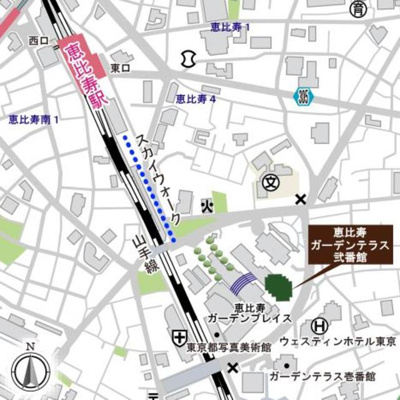 【地図】 | 恵比寿ガーデンテラス弐番館