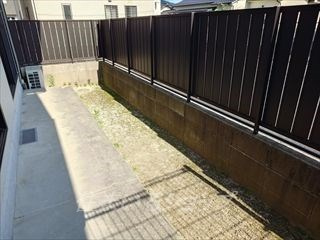 セジュール友清　Ｂ棟の庭