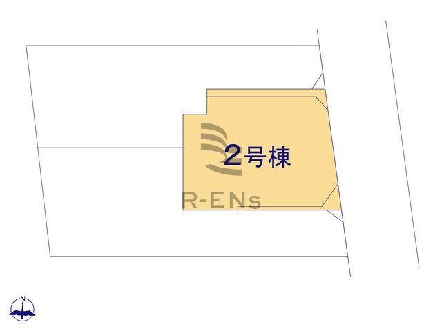 【区画図】 | 西東京市南町４丁目　新築戸建て　２号棟 | 田無駅徒歩3分の駅チカ好立地に全3棟が誕生！