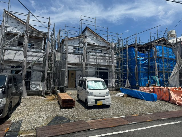 Adobleーアドブルー小倉北区常磐町1期　【小倉北区　新築戸建て】の外観|現地撮影　2026,7,7　Adobleーアドブルー小倉北区常磐町1期　【小倉北区　新築戸建て】