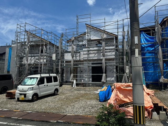 Adobleーアドブルー小倉北区常磐町1期　【小倉北区　新築戸建て】の外観|現地撮影　2026,7,7　Adobleーアドブルー小倉北区常磐町1期　【小倉北区　新築戸建て】