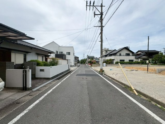 Adobleーアドブルー小倉北区常磐町1期　【小倉北区　新築戸建て】の前面道路含む現地写真|現地撮影　2026,5,26　Adobleーアドブルー小倉北区常磐町1期　【小倉北区　新築戸建て】