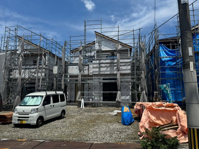Adobleーアドブルー小倉北区常磐町1期　【小倉北区　新築戸建て】の外観|現地撮影　2026,7,7　Adobleーアドブルー小倉北区常磐町1期　【小倉北区　新築戸建て】