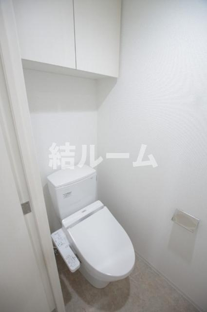 北区栄町の賃貸マンションのトイレ
