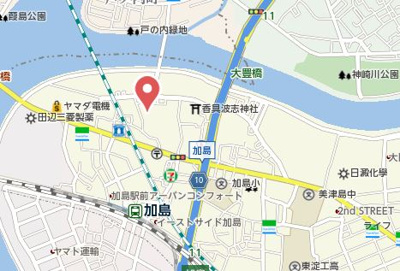 【地図】 | セレニティ加島4丁目A棟