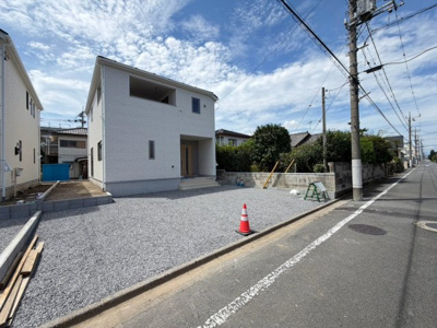 【外観】 | 前橋市大利根町　新築住宅 | 現地ご案内ツアー開催中！早朝やお仕事帰りのご見学にもすぐ対応致します！見学ご予約はコアライブまでお気軽にお問い合わせ下さい！
