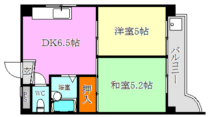 ハイツ須磨の間取り