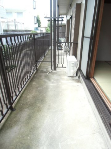 ハイツアキヤマのバルコニー