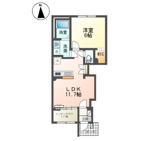 宗吾3丁目　アパートⅢ期新築工事の間取り