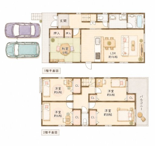 香里園東之町　中古一戸建ての間取り|間取り図はいかがですか？ご希望を叶える間取りですか？リビングの広さは？水回りの位置は？カウンターキッチン？など色々な情報が集約されています。弊社ではリフォームなどのご相談も承っております。