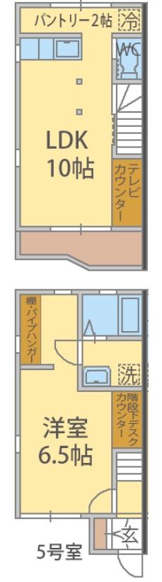 テラス・クリエイトB棟の間取り