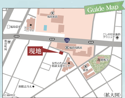 【地図】 | Livele Garden.S　上浜町　１号棟 | ★内覧予約でブランド米2kg★