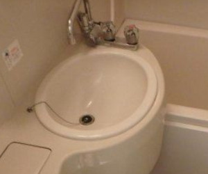 ニコーハイム北千住の洗面所