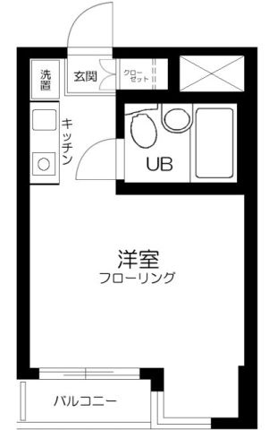 ニコーハイム北千住の間取り