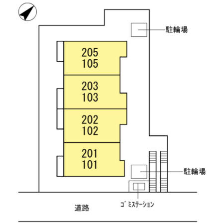 【区画図】 | クレール多摩