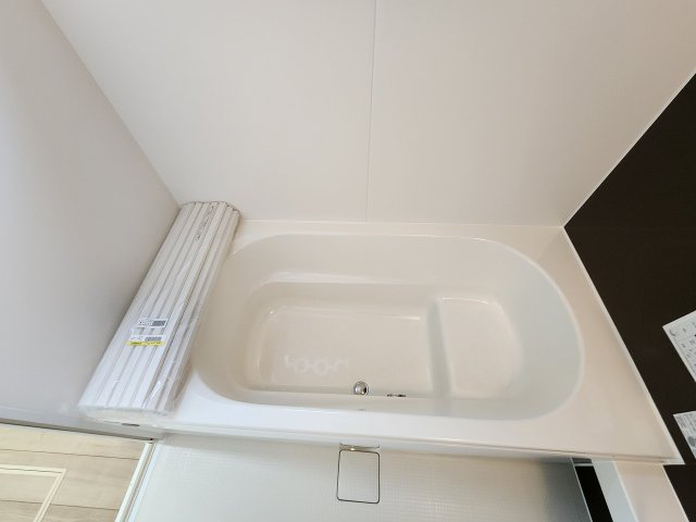 高崎市竜見町新築戸建の浴室|現地撮影