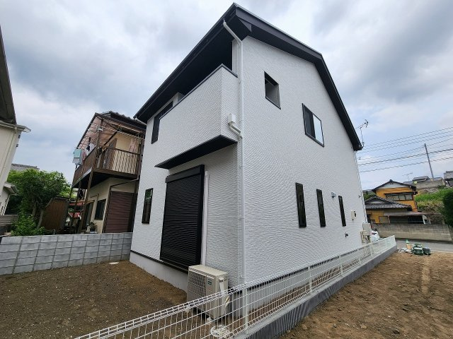 高崎市竜見町新築戸建の外観|現地撮影