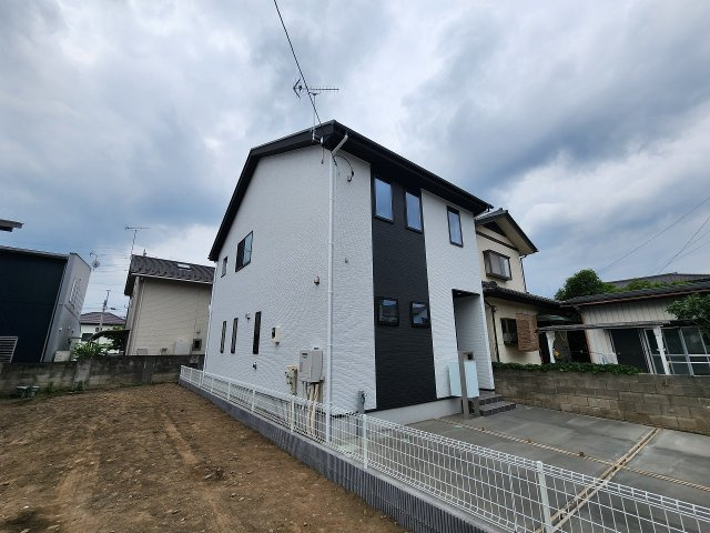 高崎市竜見町新築戸建の外観|現地撮影