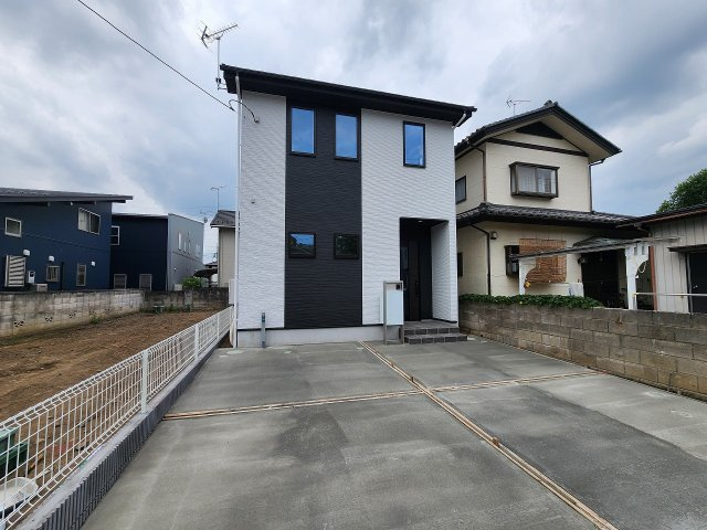 高崎市竜見町新築戸建の外観|現地撮影